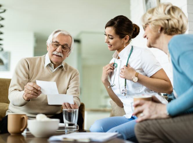 Patient receiving wound care treatment covered by Medicare Part B in Fayetteville and Atlanta GA