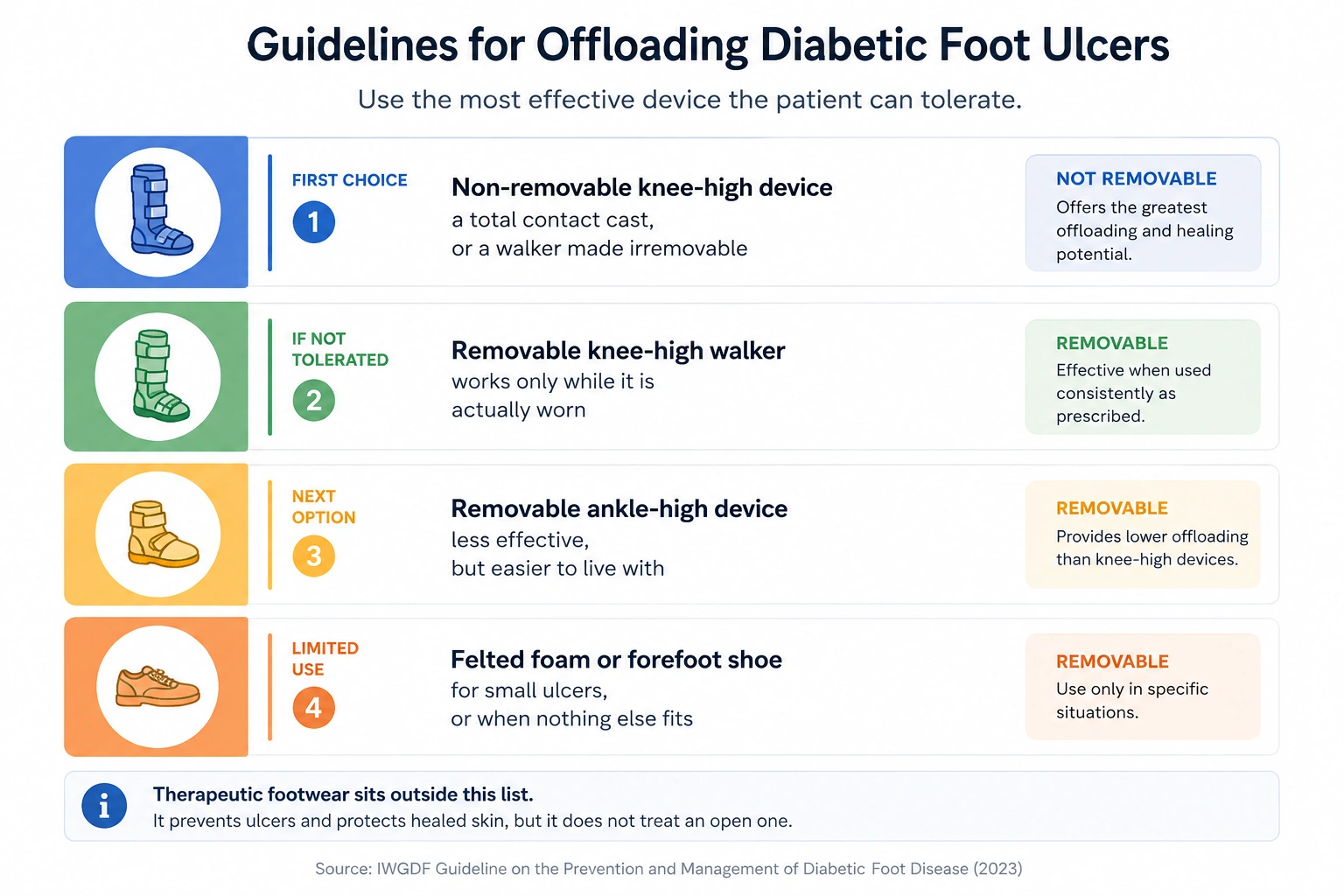 offloading diabetic foot ulcer
