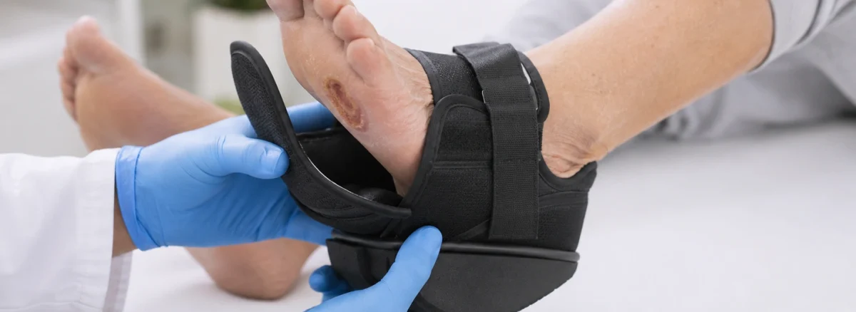 offloading diabetic foot ulcer
