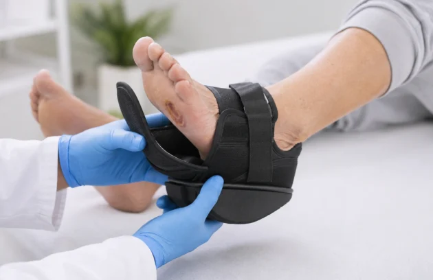 offloading diabetic foot ulcer