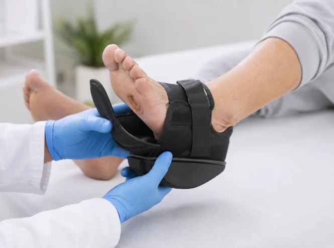 offloading diabetic foot ulcer